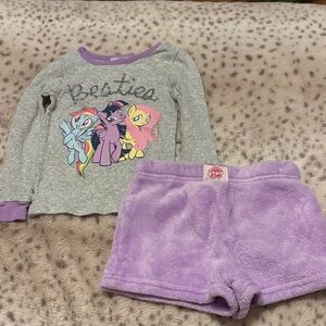 My Little Pony Gray and Lavender Pajama Set